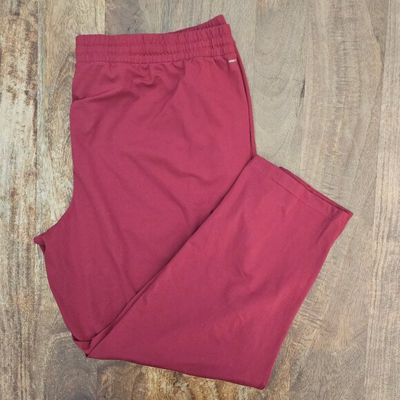 Mondetta Pants - Mondetta Jogger Pants Womens 2X Brick Red Cargo Pockets